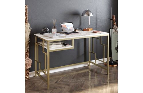 Pisalna miza Sore (Zlata/bela)