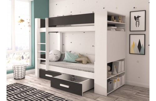 Pograd GARET za 2 osebi z vzmetnicama 94 cm