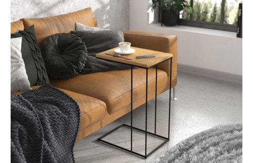 Pomožna mizica DRU v modernem slogu - ČRNA