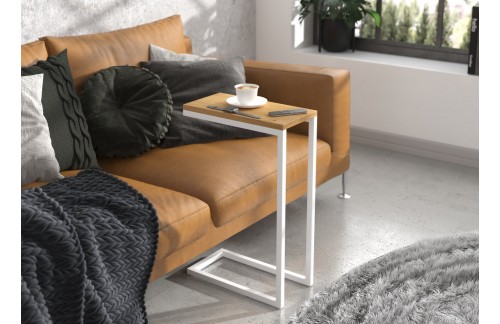 Pomožna mizica SPARK za prenosnik - BELA