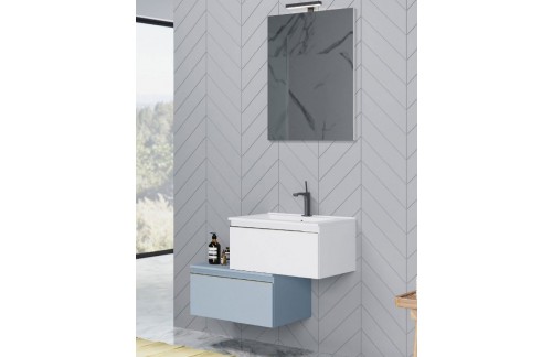 KOPALNIŠKI BLOK ALBATROS 2 - BELA/PASTELNO MODRA