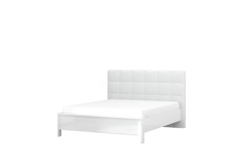 OBLAZINJENA POSTELJA PIANO 160x200-BELA