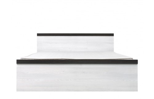 POSTELJA 160X200 CM PORTO - SVETLO SIVI BOR