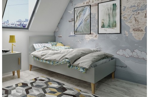 OTROŠKA POSTELJA KELLY - SIVA