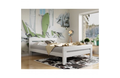 Postelja KLARA 180x200 (bela)