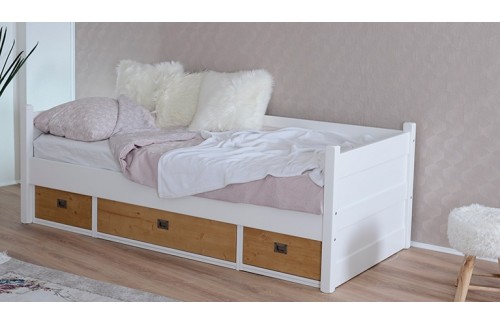 POSTELJA MARJETICA - BELA + HRAST