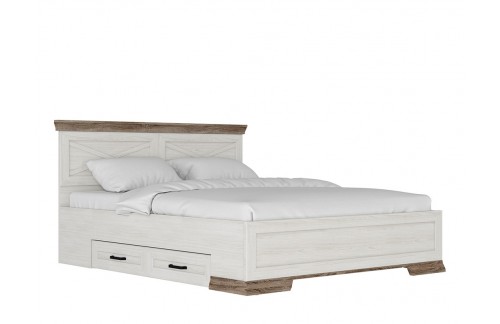 POSTELJA S PREDALOMA MARSELLE - PEPEL/TEMEN SONOMA HRAST