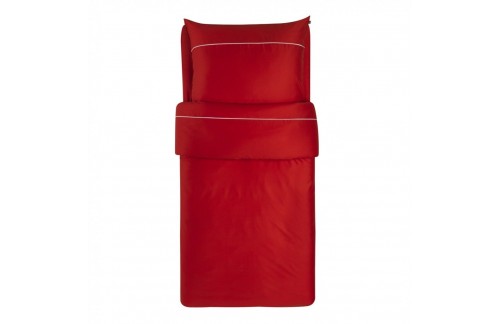 Posteljnina Basic - rdeča