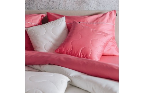 Posteljnina Basic - roza