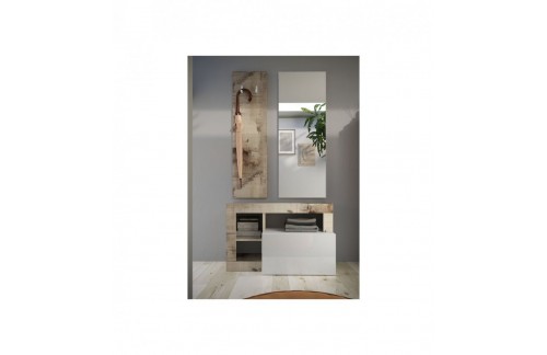 Predsoba 3-delni komplet v belem sijaju HAMBURG 409030P-1