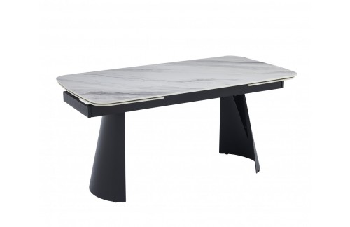 Raztegljiva jedilna miza VENOM 160+40+40 (bela)