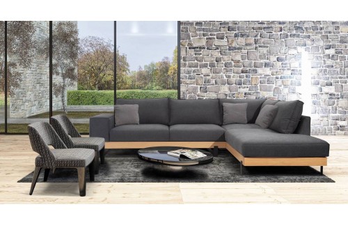 Kotna sedežna garnitura Silla več dimenzij in barv