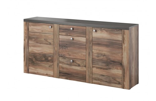 ŠIROKA KOMODA LARONA - OREH