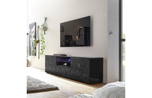 Sodoben TV regal z vrati in predalom PRISMA 202399-02