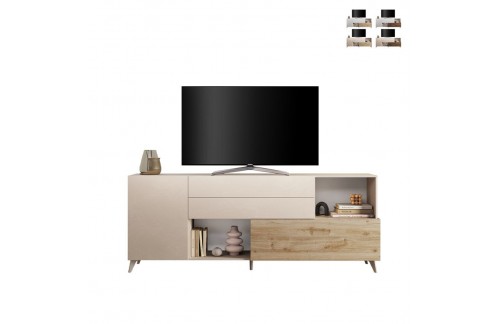 Sodobna kredenca z 2 vrati in predali MONACO 203175-08K - kašmir/kadiz