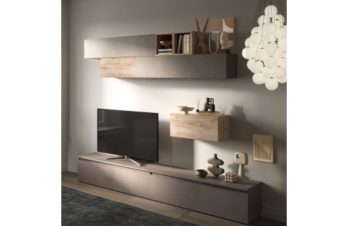 Sodobna stenska enota z omaricami, INFINITY 2.0 900042