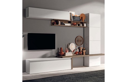 Sodobna stenska enota za TV, dolžina 280 cm, INFINITY 2.0 900003MC-BIMR