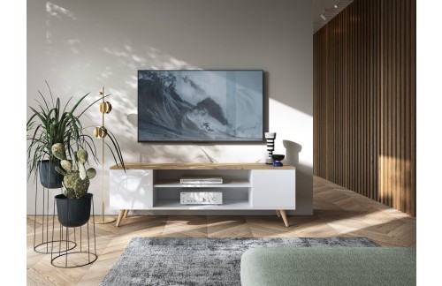 Sodobna TV omarica PETRA z dvema vratoma