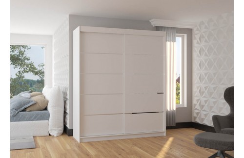 GARDEROBNA OMARA  SPECTRA-Bela - ZALOGA