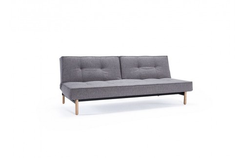 Kavč SPLITBACK SOFA BED s svetlo lesenimi nogicami
