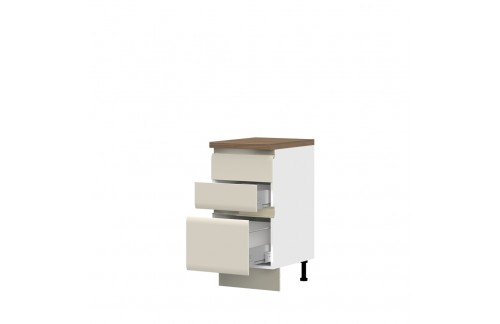 SPODNJI ELEMENT R-45-3MBOX/6 ZA KUHINJO INVICTUS KAŠMIR MAT LAK