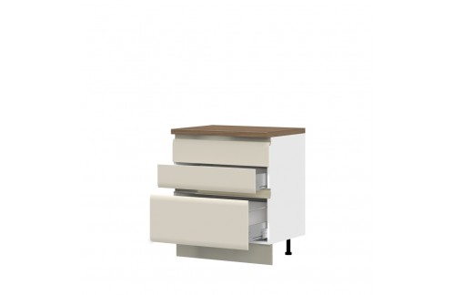 SPODNJI ELEMENT R-80-3MBOX/6 ZA KUHINJO INVICTUS - KAŠMIR MAT LAK