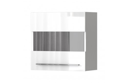 STENSKA OMARA Z OSVETLITVIJO RADDA PIANO VK60-1KS/PN - BELA