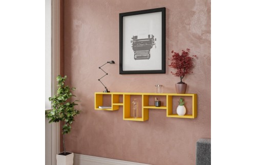 Stenska polica Damir (Rumena)