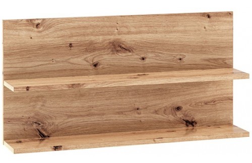 Stenska polica Evi iz laminiranega hrasta - HRAST ARTISAN-HRAST