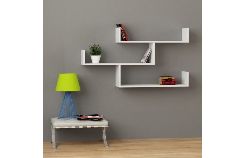 Stenska polica Nela (Bela)