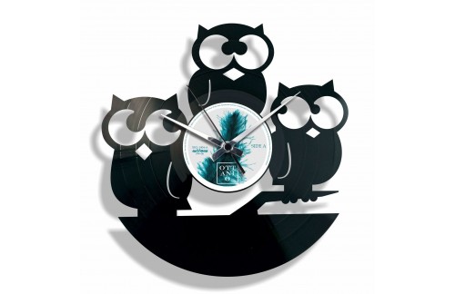 Stenska ura Disc'o'clock Tre civette sul como