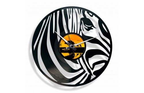 Stenska ura Disc'o'clock Zebra