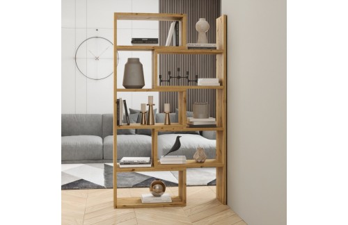 Stenski regal KARMELO z nastavljivo širino