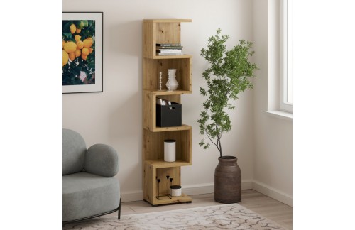 Stenski regal MORTEN s policami, več barv