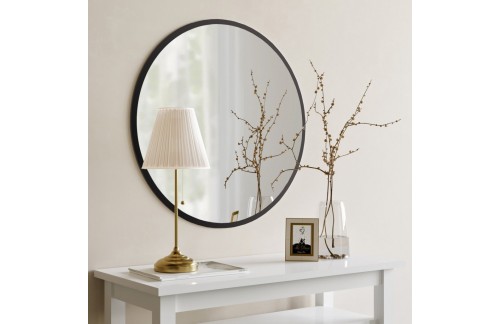 Stensko ogledalo Nolan (Črna)