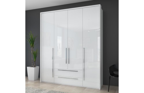 ŠTIRIDELNA GARDEROBNA OMARA Z Z DEKORATIVNIM OKVIRJEM KALLA PIANO(P42A/PN) - VEČ BARV