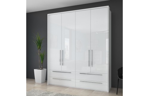 ŠTIRIDELNA GARDEROBNA OMARA Z DEKORATIVNIM OKVIRJEM KALLA PIANO(P44A/PN) - VEČ BARV