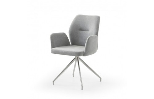 JEDILNI STOL MILINA - SVETLO SIVA ZALOGA