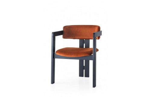 Stol Ilton (Opečnato rdeča/Črna)