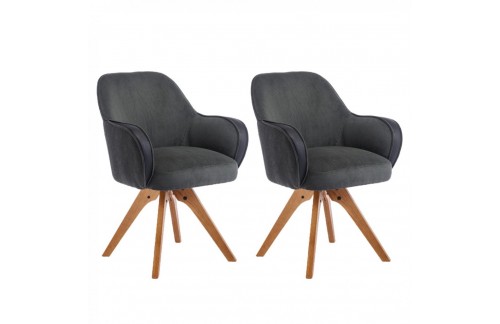 Stol MANDELA (črna/zelena)