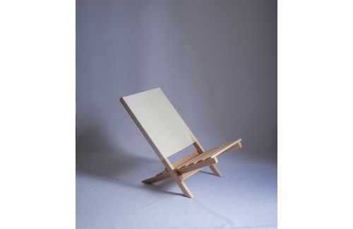 Zložljivi stol LepLes-Svetlo bež