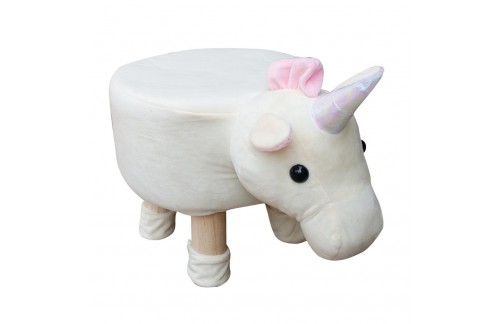 Tabure UNICORN (bela)