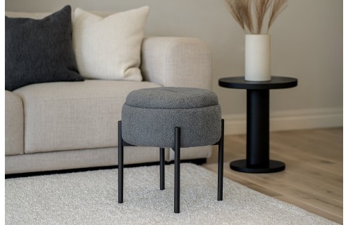 Tabure Židun (črna/siva)