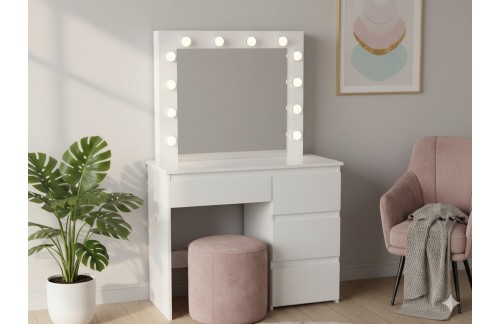 Toaletna mizica Geman (bela)