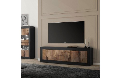 TV omarica 210x65 cm z vrati in predali BASIC 208015-09P