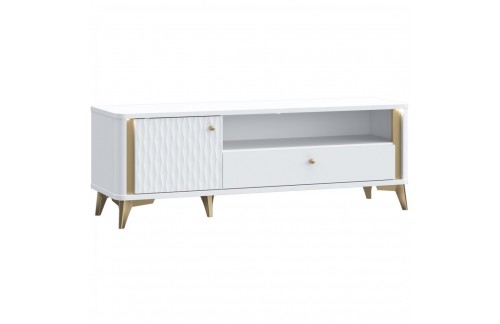 TV omarica FORREST HILLS 121 (bela/zlato)