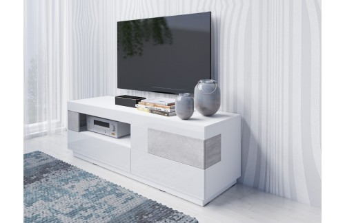 TV OMARICA STOCKHOLM 160 cm BELA/BETON