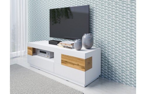 TV OMARICA STOCKHOLM 160 cm BELA/HRAST