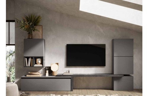 TV omarica v skrilasto/svinčeno sivi barvi INFINITY 2.0 900018-ADPB