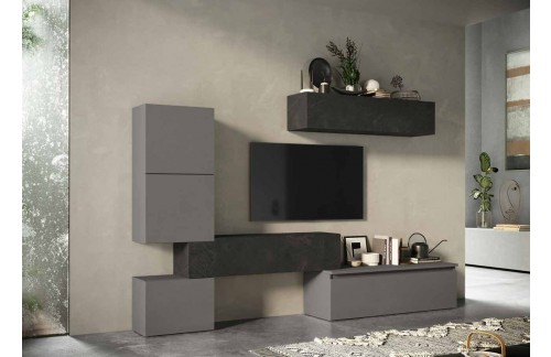 TV omarica v skrilasto/svinčeno sivi INFINITY 2.0 900016-ADPB